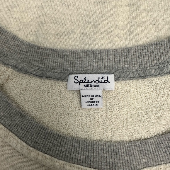 Splendid Cotton Rugby Stripe Sweatshirt - Picture 8 of 8